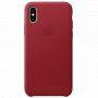 Original kožna futrola za Apple iPhone XS / iPhone X - crvena
