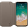 Original kožna futrola Folio za Apple iPhone XS / iPhone X - dim