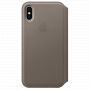 Original kožna futrola Folio za Apple iPhone XS / iPhone X - dim