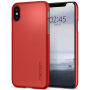 Spigen ultra-tanka otporna maskica za Apple iPhone XS / iPhone X - crvena