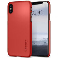 Spigen ultra-tanka otporna maskica za Apple iPhone XS / iPhone X - crvena
