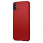 Spigen ultra-tanka otporna maskica za Apple iPhone XS / iPhone X - crvena