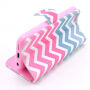 Futrola s magnetskim klipom za Apple iPhone 5C - Zig - zag uzorak