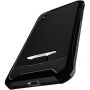 Spigen Signature zaštitna maskica od plastike i polikarbonata za Apple iPhone XS / iPhone X - crna