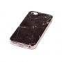 Zaštitna plastična maska za iPhone 5 / 5S / SE (2016) - crna mramor
