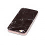 Zaštitna plastična maska za iPhone 5 / 5S / SE (2016) - crna mramor