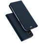 DUX DUCIS futrola s postoljem i pretincem za dokumente za Apple iPhone XS / iPhone X - Tamnoplava boja
