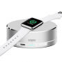 3u1 Powerbank, držač za punjenje i zaštitna futrola za kabel za Apple Watch - srebrna