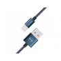 MCDODO USB sinkronizacijski kabel s funkcijom punjenja za Apple iPhone - 15cm - jeans