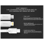 MCDODO USB kabel s Lightning / micro USB / USB-C kontektorima za Apple iPhone - 1m - bijela