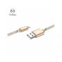 MCDODO USB kabel s dvama Lightning konektorima za Apple iPhone - 1m - zlatna