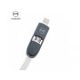 MCDODO 3u1 punjač za u auto s Lightning / micro USB konektorima i dva USB porta za Apple iPhone / iPad / iPod - 1.2m - bijela