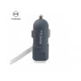 MCDODO 3u1 punjač za u auto s Lightning / micro USB konektorima i dva USB porta za Apple iPhone / iPad / iPod - 1.2m - bijela