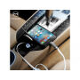 MCDODO 3u1 punjač za u auto s Lightning / micro USB konektorima i dva USB porta za Apple iPhone / iPad / iPod - 1.2m - bijela