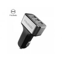 MCDODO punjač za u automobil s tri porta (5V / 5.2A) za Apple iPhone / iPad / iPod - Siva