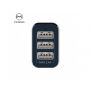 MCDODO punjač za u automobil s tri porta (5V / 5.2A) za Apple iPhone / iPad / iPod - Siva