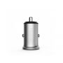 MCDODO punjač za u auto s dva USB porta za Apple iPhone / iPad / iPod - srebrna