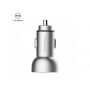 MCDODO punjač za u automobil s dva porta (5V / 3.4A) i LED ekranom za Apple iPhone / iPad / iPod - srebrna