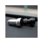 MCDODO punjač za u automobil s dva porta (5V / 3.4A) i LED ekranom za Apple iPhone / iPad / iPod - crna