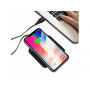 MCDODO bežični kockasti punjač/držač za Apple iPhone - crna