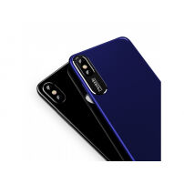 MCDODO zaštitna maskica s aluminijskim slojem za zaštitu kamere za Apple iPhone XS / iPhone X - plava