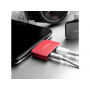 MCDODO adapter s Lightning i jack 3.5 konektorom za Apple iPhone - crvena