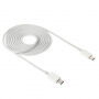 Podatkovni kabel za punjenje USB-C / USB-C za iPhone / iPad / MacBook / AirPods - 2 m - bijela