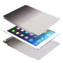 Smart futrola / maska u duginim bojama s funkcijom mirovanja i postoljem za Apple iPad 9.7" (2017) / iPad 2018 - crno-bijelo