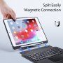 DUX DUCIS futrola s tipkovnicom, dodirnom pločicom i prostorom za Apple Pencil za iPad 10,2" (2019-2021) / Air 3 (2019) / Pro 10,5" - crno