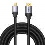 Baseus opleteni kabel velike brzine s konektorima Mini DP / DP - 3m - crni
