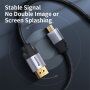 Baseus opleteni kabel velike brzine s konektorima Mini DP / DP - 3m - crni