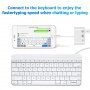 NK-107 3v1 Adapter OTG s lightning priključkom za ethernet + USB + lightning za iPhone / iPad - bijeli