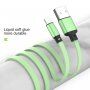 3v1 uvlaćivi kabel za podatke i punjenje USB-A / USB-C / Lightning / micro USB za iPhone / iPad / iPod / AirPods - 1 m - crveni