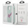 Guess Vintage Script silikonska maskica za iPhone 12 Pro Max - mentol