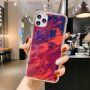 Zaštitna maskica otporna na udarce apstraktna slika za iPhone 11 Pro Max - fuksija