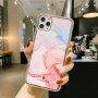Zaštitna maskica otporna na udarce apstraktna slika za iPhone 11 Pro Max - ružičasta