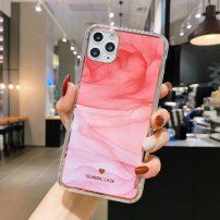 Zaštitna maskica otporna na udarce apstraktna slika za iPhone 11 Pro - crveno - ružičasti