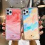 Zaštitna maskica otporna na udarce apstraktna slika za iPhone 11 Pro Max - crveno - ružičasti