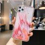 Zaštitna maskica otporna na udarce apstraktna slika za iPhone 11 Pro Max - crveno - bijeli