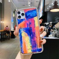 Zaštitna maskica otporna na udarce apstraktna slika za iPhone 11 Pro Max - plavi