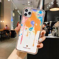 Zaštitna maskica otporna na udarce apstraktna slika za iPhone 11 - narančasti