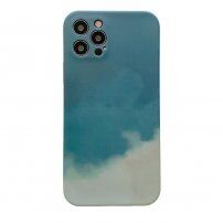 Silikonska zaštitna maskica za iPhone 12 Pro Max - tirkizno-siva