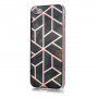 Maskica od meke plastike mramorna mozaika za iPhone 5 / 5S / SE (2016) - zeleni