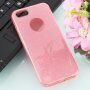 Šljokasta maskica za iPhone 5 / 5S / SE (2016) - ružičasti
