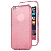 Šljokasta maskica za iPhone 6 / 6S - ružičasti