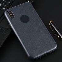 Šljokasta maskica za iPhone XS Max - tamno sivi