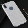 Šljokasta maskica za iPhone XS Max - srebrni