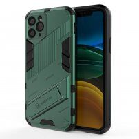 Odolný zaštitna maskica sa stalkom za iPhone 11 Pro - zeleni