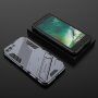 Odolný zaštitna maskica sa stalkom za iPhone 7 Plus / 8 Plus - sivi