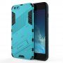 Odolný zaštitna maskica sa stalkom za iPhone 6 Plus / 6S Plus - plavi